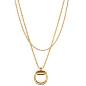 Frasier Sterling Horsebit Necklace Retail Value $125.00